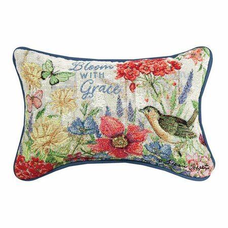 MANUAL WOODWORKERS & WEAVERS 12.5 x 8 in. Bloom with Grace Pillow 231628